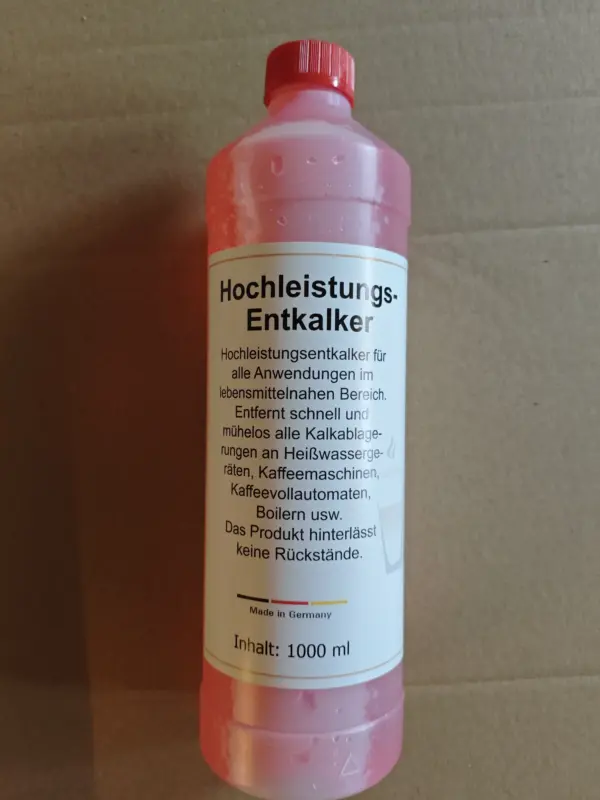Intensiventkalker – Hochleistungs-Entkalker in der 1000-ml-Flasche